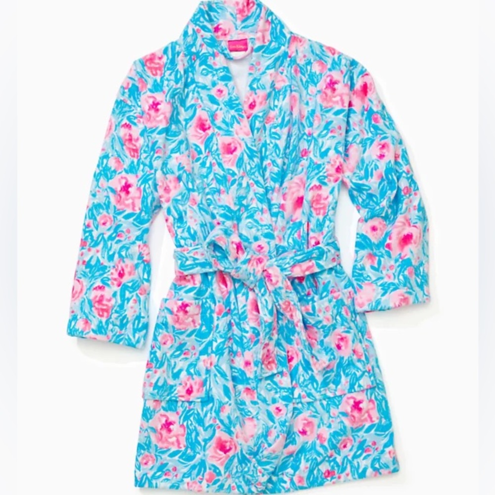Lilly Pulitzer My Little Peony Robe